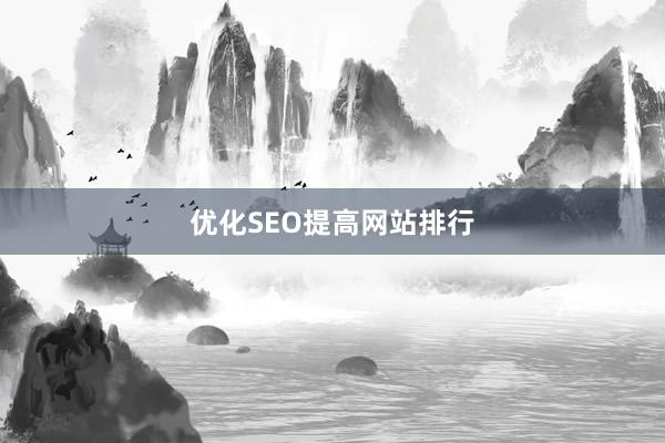 优化SEO提高网站排行